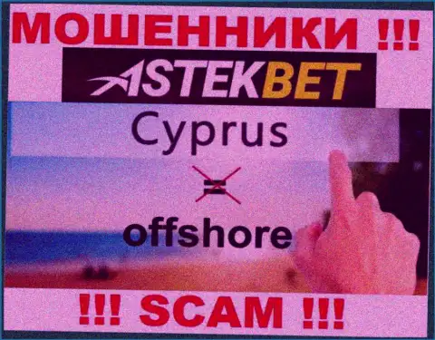 Будьте весьма внимательны мошенники AstekBet расположились в офшорной зоне на территории - Кипр