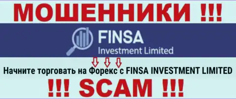 С FinsaInvestmentLimited Com, которые промышляют в сфере Форекс, не сможете заработать - это надувательство