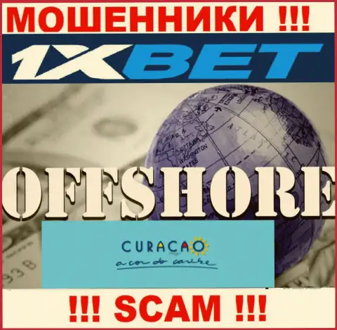 1 X Bet зарегистрированы в офшоре, на территории - Curacao