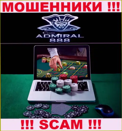 888 Адмирал - это мошенники !!! Сфера деятельности которых - Casino