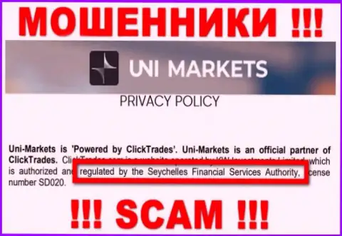 Работая с компанией UNIMarkets Com, появятся проблемы с выводом финансовых средств, потому что их контролирует мошенник