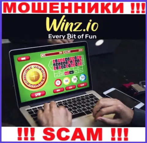 Сфера деятельности интернет ворюг Winz Casino - это Казино, но имейте ввиду это обман !!!