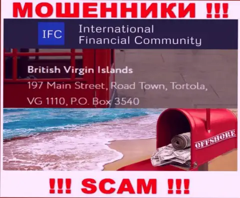 Адрес регистрации WMIFC в оффшоре - British Virgin Islands, 197 Main Street, Road Town, Tortola, VG 1110, P.O. Box 3540 (инфа взята с веб-сервиса ворюг)