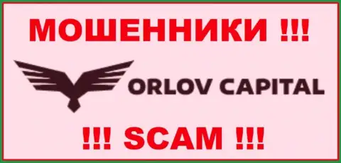 Логотип МОШЕННИКА Орлов-Капитал Ком