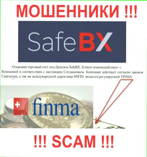 Safe BX и их регулятор: FINMA это МОШЕННИКИ !
