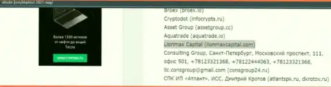 МОШЕННИЧЕСТВО, РАЗВОДНЯК и ВРАНЬЕ - обзор деятельности организации LionMax Capital