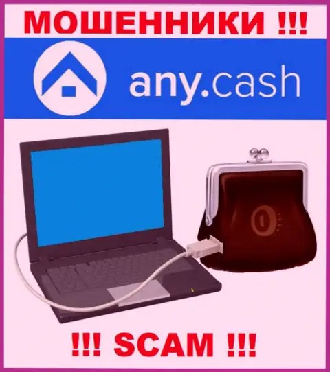 AnyCash - это ОБМАНЩИКИ, род деятельности которых - Виртуальный online кошелек