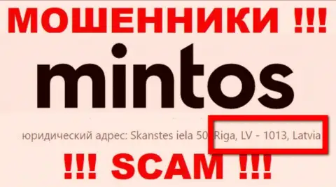 Перейдя на сайт Минтос можно увидеть только лишь фиктивную инфу об офшорной регистрации