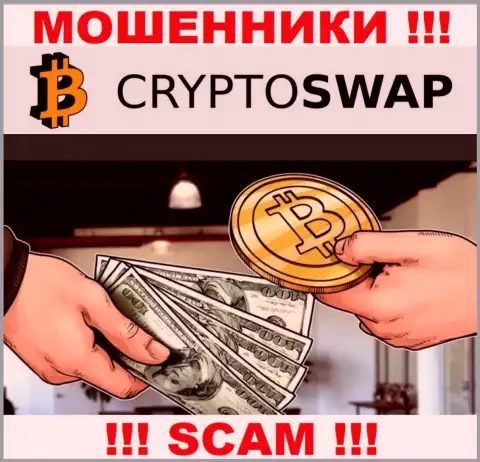 Довольно рискованно доверять Crypto-Swap Net, предоставляющим услугу в сфере Криптообменник