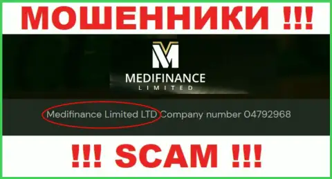 MediFinance вроде бы, как руководит компания Medifinance Limited LTD